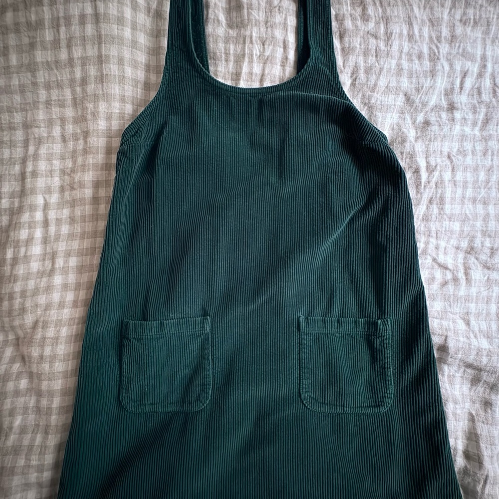 Fat Face Dark Green Corduroy Skirt